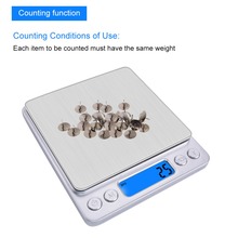 Digital Electronic Scales Jewelry Scales 0.01g-200g / 500g, 0.1g-1KG / 2KG / 3KG High-precision Kitchen Food Weighing Scale 2024 - buy cheap