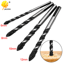 6mm 8mm 10mm 12mm Tungsten Carbide Glass Drill Bit Set Alloy Carbide Point with Cutting Edges Tile & Glass Spear Head Drill Bits 2024 - buy cheap