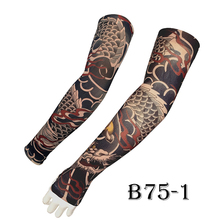 Sunscreen Ice Sleeve Unisex Anti-UV Fake Tattoo Arm With Fingers no Finger Movement Outdoor Print Sunscreen GOOD QUALITY 2024 - buy cheap