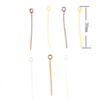 New Eye Pins 30mm Rose Gold&Silver&Gold&Antique Bronze&Copper Eye Head Pins Findings DIY Jewelry Making Jewelry Accessories 2024 - buy cheap