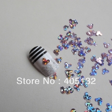 GD7-2 Free Shipping Wholesale 100g/bag Pink mouse Glitter Beauty Nail art Glitter Pieces Nail art decoration 2024 - buy cheap