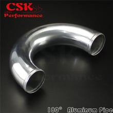 63mm 2.5" inch Aluminum Intercooler Intake Pipe Piping Tube hose 180 Degree L=300MM 2024 - buy cheap