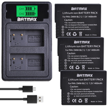 Batería BLC12 de DMW-BLC12 DMW, cargador doble LCD para Panasonic Lumix DMC-FZ200,DMC-FZ1000,G5,G6,G7,DMC-GX8,DMC-G85,DMC-GH2, 3 uds. 2024 - compra barato