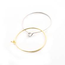 19mm 100pcs Iron Gold/Rhodium Plated Earrings Jewelry Findings Rings/Earring Hoops Brass For Women Earring Hoop DIY 2024 - buy cheap
