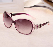 Женские винтажные солнцезащитные очки, брендовые дизайнерские очки с кольцом, защита UV400 2024 - купить недорого