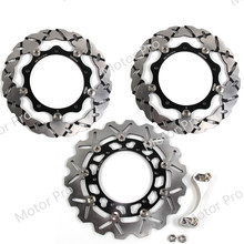 For Yamaha XP T-MAX 500 2004 - 2007 Front Rear Brake Disc Disk Rotor Kit Motorcycle Accessories XP500 T-MAX500 T MAX 2005 2006 2024 - buy cheap
