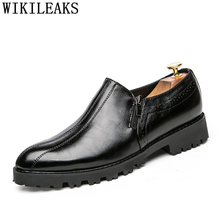 Мужские туфли оксфорды; Официальная итальянская элегантная обувь для мужчин; Черная брендовая Классическая обувь; Мужская официальная обувь; Zapatos De Hombre Ayakkabi 2024 - купить недорого