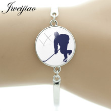 Jweijiao-joias da moda em forma de hóquei, bracelete com pingente de cubo, para homens e mulheres, hy11 2024 - compre barato