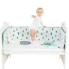 Детская кровать бампер в детская кроватка бампер детская кровать протектор кроватки бампер новорожденных кровать для малыша постельные принадлежности набор 2024 - купить недорого