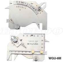 Calibrador de ángulo de soldadura, WGU-8M, medidor de uniones, calibrador vernier, herramienta de inspección de soldadura, regla de ángulo de soldadura 2024 - compra barato