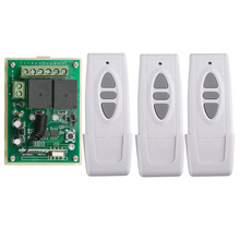 DC12V 1CH 10A RF relé teleswitch transmitter & receiver Sistema de Interruptor de Controle Remoto Sem Fio Receiver Interruptor Casa Inteligente