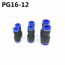 10Pcs PG16-12 16mm to 12mm Pneumatic Fittings Push In Straight Reducer Connectors For Air Water Hose Plastic Pneumatic Part 2024 - buy cheap