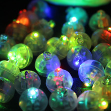 100Pcs/lot Color Round Mini Led RGB Flash Ball Lamp Lantern Balloon Lights For New Year Deco Christmas Wedding Party Decoration 2024 - buy cheap