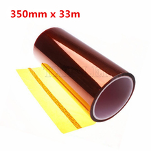 350mm X 33m Polyimide Tape Thermostable Adhesive Film 2024 - buy cheap