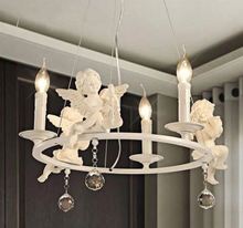 American country angel chandelier Nordic personality living room lamp dining room lamp children's room lamp bedroom chandelier 2024 - buy cheap