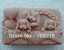Molde de silicona para jabón hecho a mano, familia de ardilla (50289), manualidades, DIY, venta al por mayor, 1 ud. 2024 - compra barato