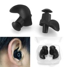 Protetor de ouvido profissional, tampão de ouvido macio de silicone à prova d'água e poeira para esportes aquáticos e mergulho, 1 par 2024 - compre barato