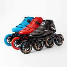 Cityrun patins de velocidade, em linha, tamanho eur, 30-44, fibra de carbono, competição profissional, 4*90/100/110mm, rodas de skate de corrida 2024 - compre barato