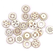 150pcs 24mm Mixed Shape Wheel Gear Natural Wooden Carfts Handmade Scrapbookings Accessories DIY Home Decorations MT1683-150 2024 - buy cheap