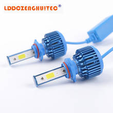 LDDCZENGHUITEC H7 LED auto Headlight Headlamp 360 degree fix 12-24V COB Conversion kit  6000k H1 H3 H11 H4 9005 9006 880 881 2024 - buy cheap