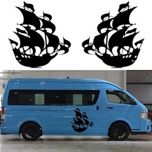 2x Ship Graphic (one for each side) Camper Van RV Trailer Truck Motor Home Vinyl Graphics Kit Decals Car Stickers 2024 - buy cheap