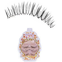 2019 New Fashion 3 Pairs Transparent Stem False Eyelashes Handmade Messy Fake Eye Lashes Profession Eyelash Extension Tool 2024 - buy cheap