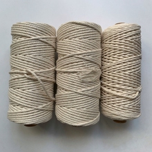 Cordão em algodão bege para projetos, para projetos diy, 1 2 3mm e 100 metros 2024 - compre barato