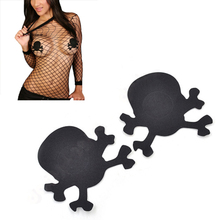 sexy women nipple cover breast petals pads skull shaped nipple sticker bra pasties invisible nipple covers bra accessorie 2024 - buy cheap