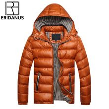 Мужская теплая хлопковая куртка, однотонная промытая куртка большого размера 3XL, M402, Корейская версия, Осень-зима, 2017 2024 - купить недорого