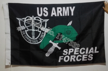 Bandera negra de las Fuerzas Especiales del Ejército de los EE. UU., producto en oferta, 3X5FT 150X90CM, Banner con agujeros de metal de latón 2024 - compra barato