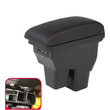 Armrest box For Honda Fit Jazz 2014 2015 2016 2017 2018 central Console content box car styling 2024 - buy cheap