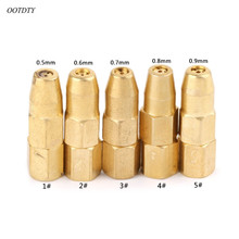 OOTDTY 5pcs/set Propane Gas Welding Nozzle Tips H01-2 Holder Accessories 1# 2# 3# 4# 5# 2024 - buy cheap