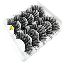 5 Pairs 3D Faux Mink Hair False Eyelashes Wispy Fluffy Long Lashes Natural Multi-layer Thick Handmade Eye Makeup Extension Tool 2024 - buy cheap