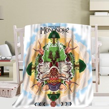 Manta de princesa Mononoke para niños y adultos, manta suave personalizada para sofá cama, tamaño 56x80 pulgadas, 50x60 pulgadas, 40x50 pulgadas, P + 2024 - compra barato