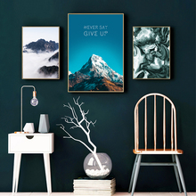 Nordic Decoration Mountain Landscape Wall Art Canvas Painting Home Decor Abstract Posters and Prints Wall Pictures Living Room 2024 - buy cheap