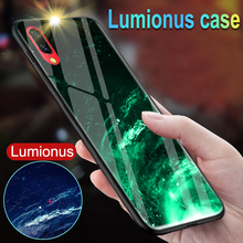 Luxury Luminous Glass Case For BBK Vivo NEX Coque Christmas  Case For Vivo NEX S 2024 - buy cheap