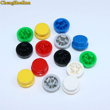 ChengHaoRan 7 colors each 10pcs (70pcs) Round Switch Cap A24 Can Be Used with 12*12*7.3 Switch Button Cap 2024 - buy cheap