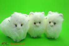 about 10x7 cm white sheep model toy one lot/ 3 pieces toys polyethylene & furs resin handicraft,props,decoration gift a13 2024 - buy cheap