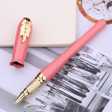 Picasso 986 Greek Irene Pimio Fountain Pen Female Gift Pink Bud Cap Leaf Clip Iridium 0.38 Financial Homework Exam Writing 2024 - buy cheap