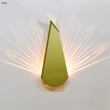 Decorative Peacock LED Wall Lamps Modern LED Iron Bedroom Aisle Restaurant Wall Sconce Lights Home Deco Staircase Luminaires 2024 - buy cheap