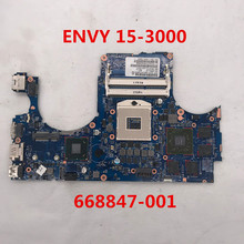 High quality for ENVY 15 15-3000 15T-3000 Laptop motherboard 668847-001 6050A2459001-MB-A02 HD6570 1G Hm65 100% full Tested 2024 - buy cheap