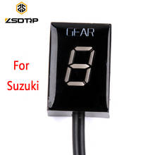 ZSDTRP мотоцикл ЖК электронный 1-6 уровень индикатор шестерни цифровой индикатор передачи для Suzuki Plug Play EFI двигатель 2024 - купить недорого