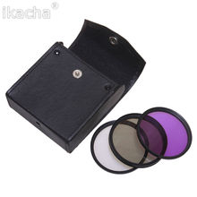 Kit de filtro polarizado CPL + UV + Cámara FLD, bolsa para Nikon D3200 D5000 D5100 D7000 D40 D60 con lente de 18-55mm, 52mm 55mm 58mm 67mm 72mm 2024 - compra barato