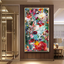 5d Diy Diamond Painting Flowers Cross Stitch Needlework Home Landscape Decorative full Square Diamond 3d Mosaic Embroidery life 2024 - buy cheap