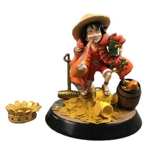 KM Monkey D Luffy-estatua de resina gruesa SD GK coleccionable, modelo de Figura de acción, Figura de juguete, T30 2024 - compra barato
