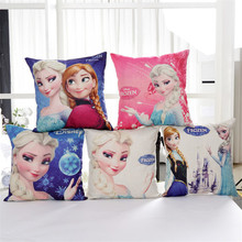 45x45cm Disney Frozen pillowcase cover Home Textile children baby girl  Couple Pillow Cover Decorative Pillows Case Living Room 2024 - buy cheap