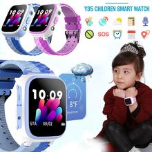 Reloj inteligente con tarjeta Sim para niños, dispositivo con posicionamiento táctil a Color, SOS, antipérdida, resistente al agua, para IOS y Android 2024 - compra barato