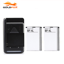 2x 1500mAh Battery +Wall Charger For Nokia E52 E55 E63 E71 E72 E73 N810 N97 E90 E95 6790 6760 6650 BP-4L Battery 2024 - buy cheap