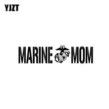 YJZT-calcomanía de vinilo para mamá Marina USMC, 13,9 CM x 3,3 CM, pegatina para coche, C3-0113 negro/plateado 2024 - compra barato