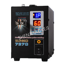 Batería de litio de la máquina de soldadura de 110V/220V de doble digital pantalla pequeña máquina de soldadura por puntos de batería 5000w 1pc 2024 - compra barato